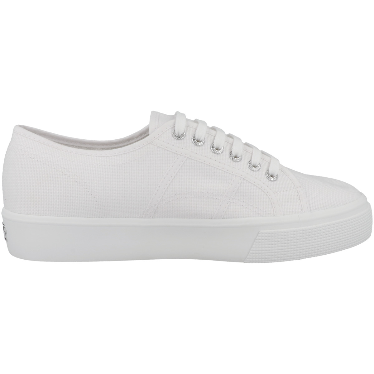 Superga 2730 Cotu Mid Platform Sneaker Low weiss