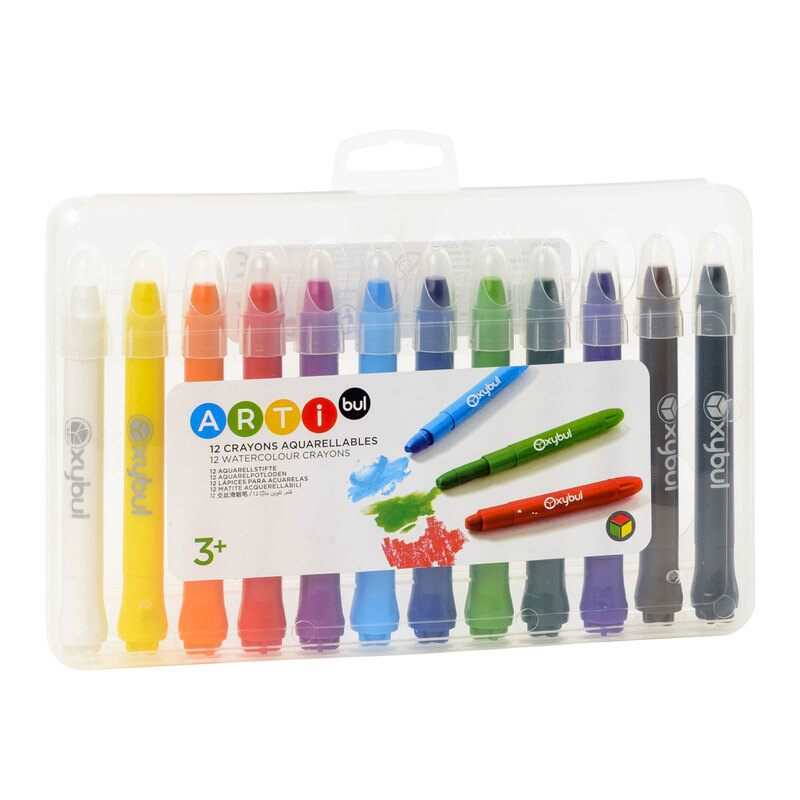 12 crayons aquarellables Oxybul