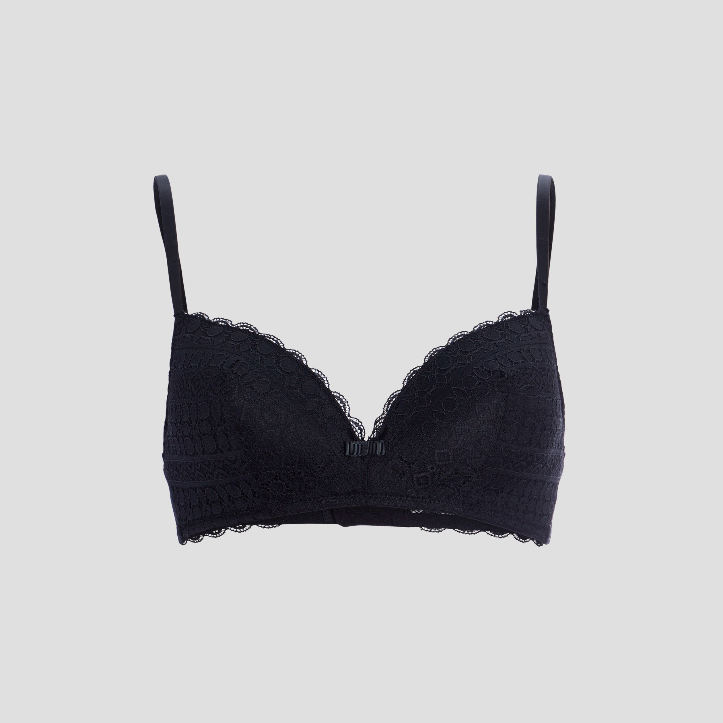 Soutien-gorge triangle dentelle noir femme | La Halle
