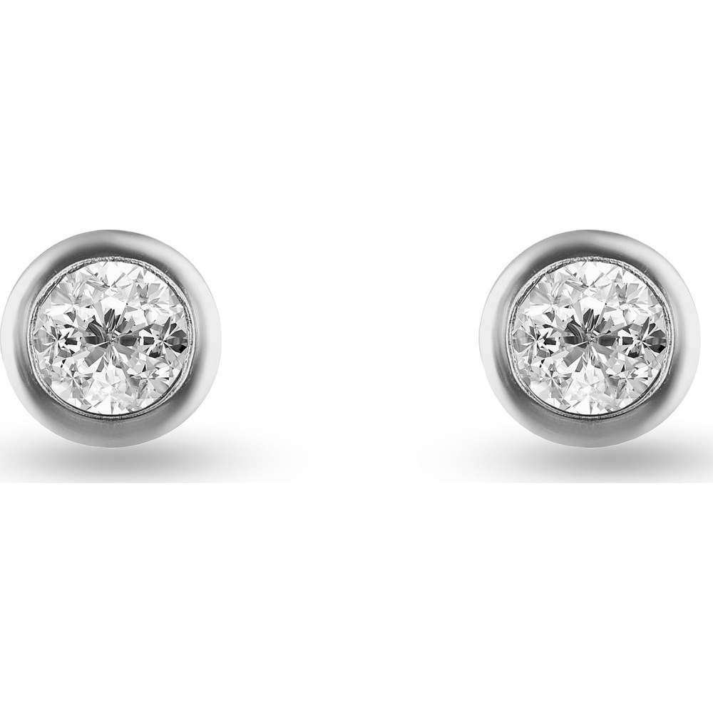 FAVS Boucles d'oreilles à fermoir à poussette Acier inoxydable Boucles d'oreilles