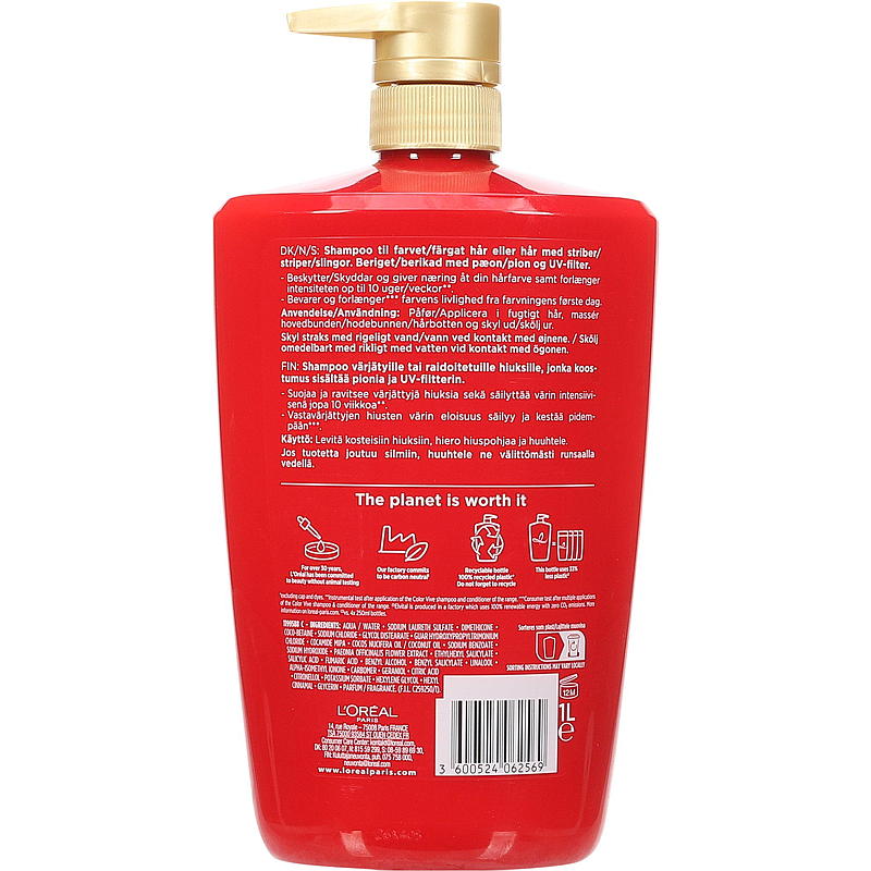 Loreal Elvital shampoo 1 l Color-Vive