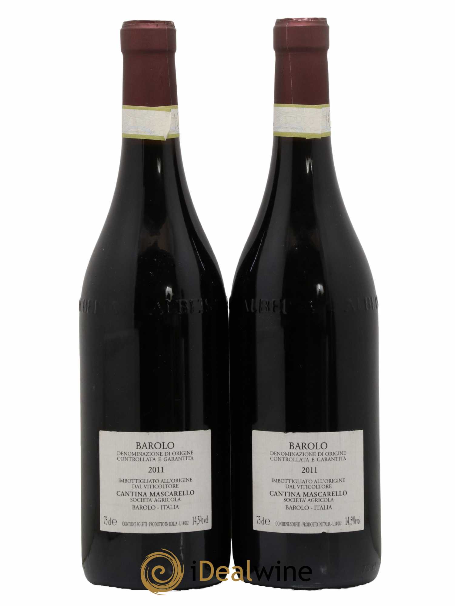Barolo DOCG Bartolo Mascarello  2011 - Lot de 2 Bouteilles
