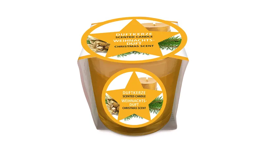 pajoma Mini Duftkerze im Glas Weihnachtsduft Orange