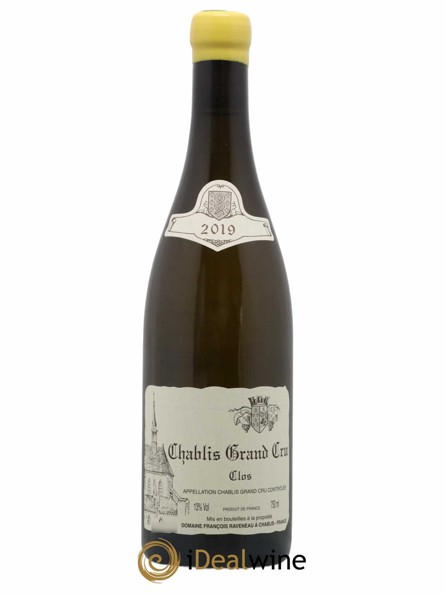Chablis Grand Cru Clos Raveneau (Domaine)  2019 - Lot de 1 Bouteille