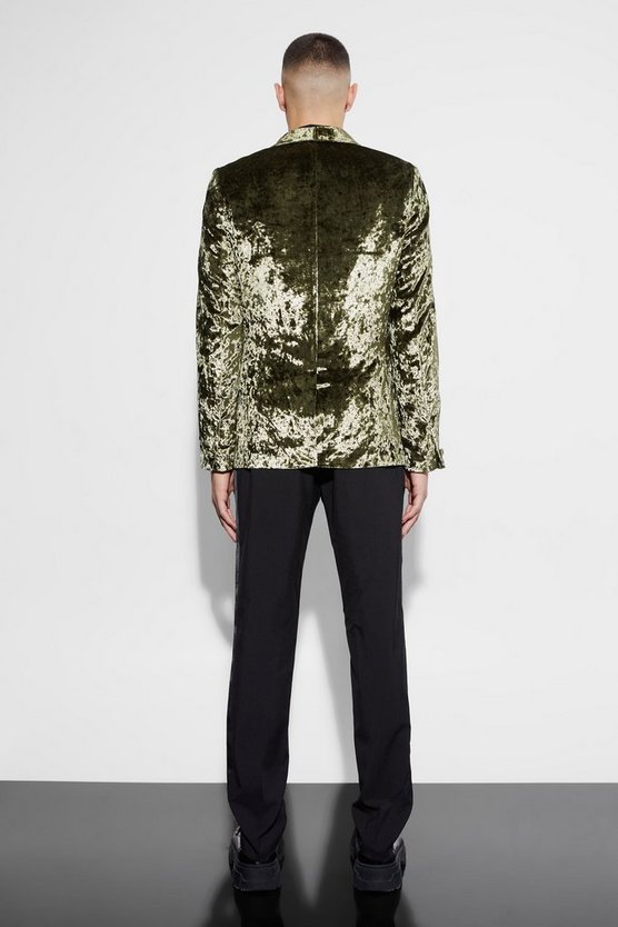 Skinny Blazer aus Samt