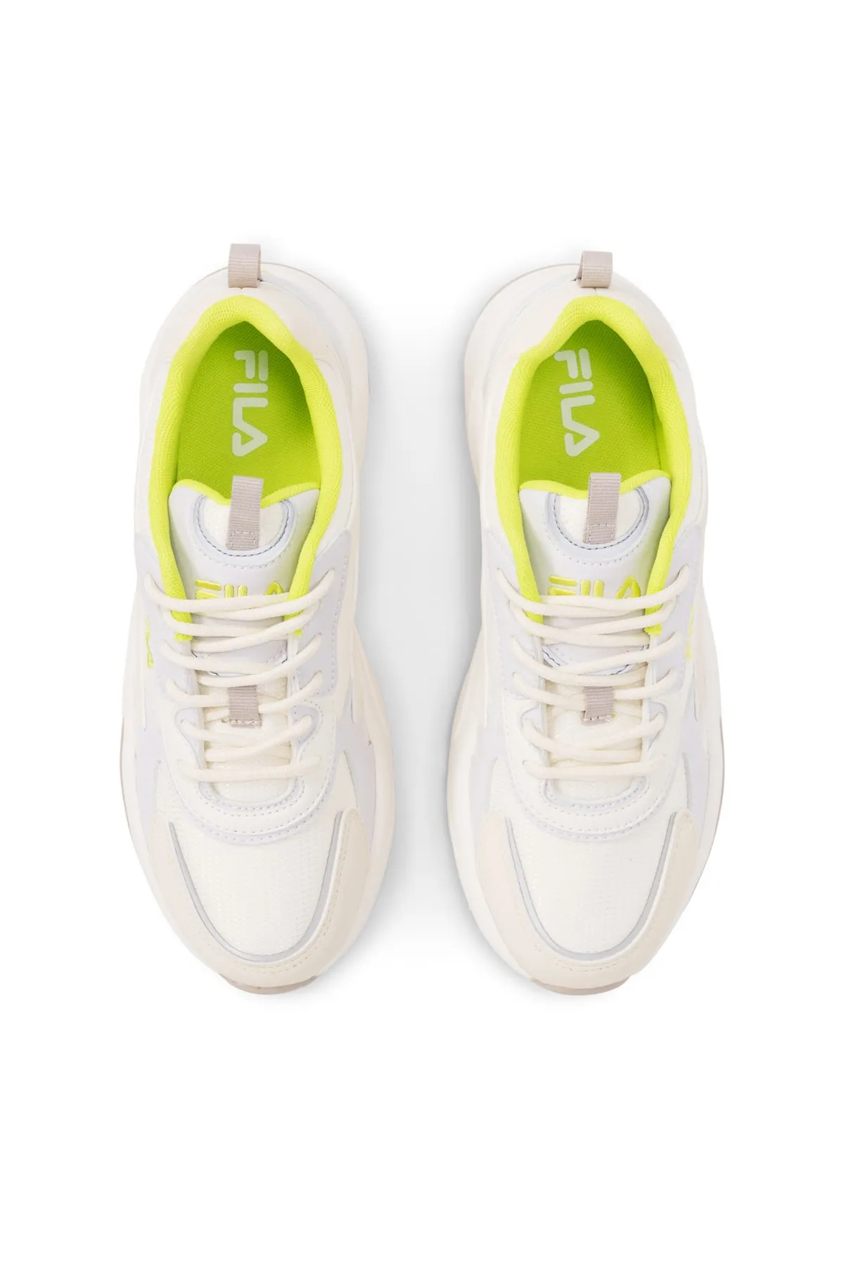 Fila  Damen / Mädchen Marshmallow-Acid Lime Sneaker