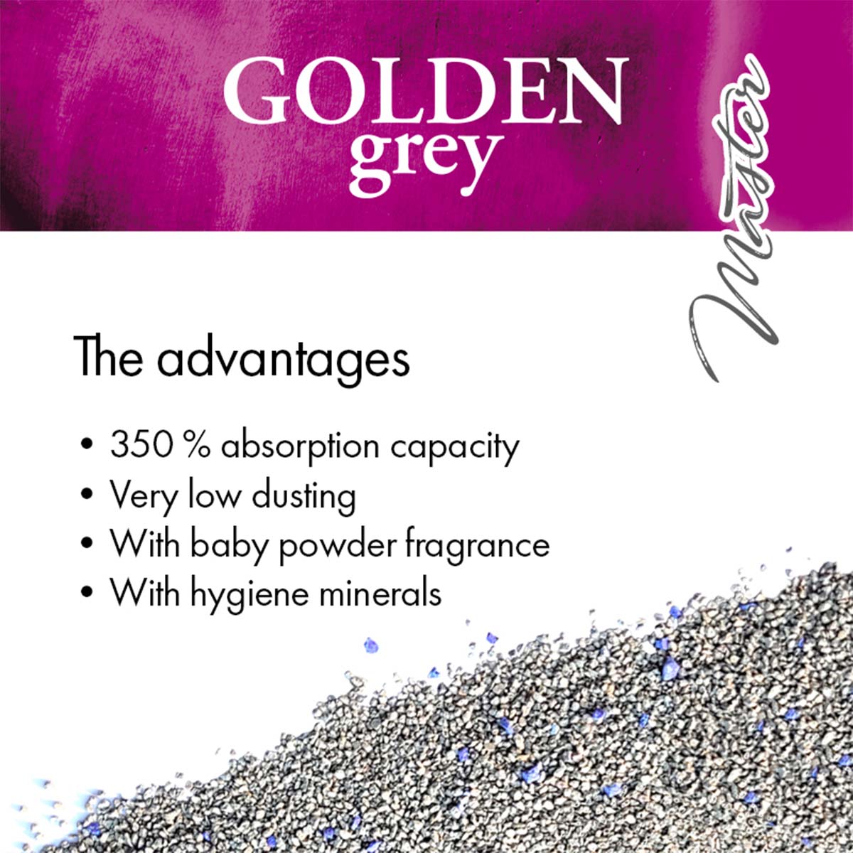 Golden Grey Master Katzenstreu mit Babypuderduft kaufen