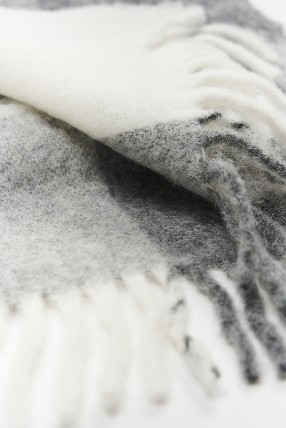 CPH SHAWL 4 wool mix grey melange