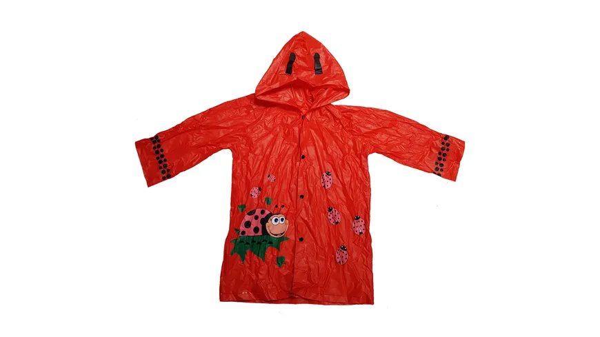 Kinder Regenjacke rot Gr. S