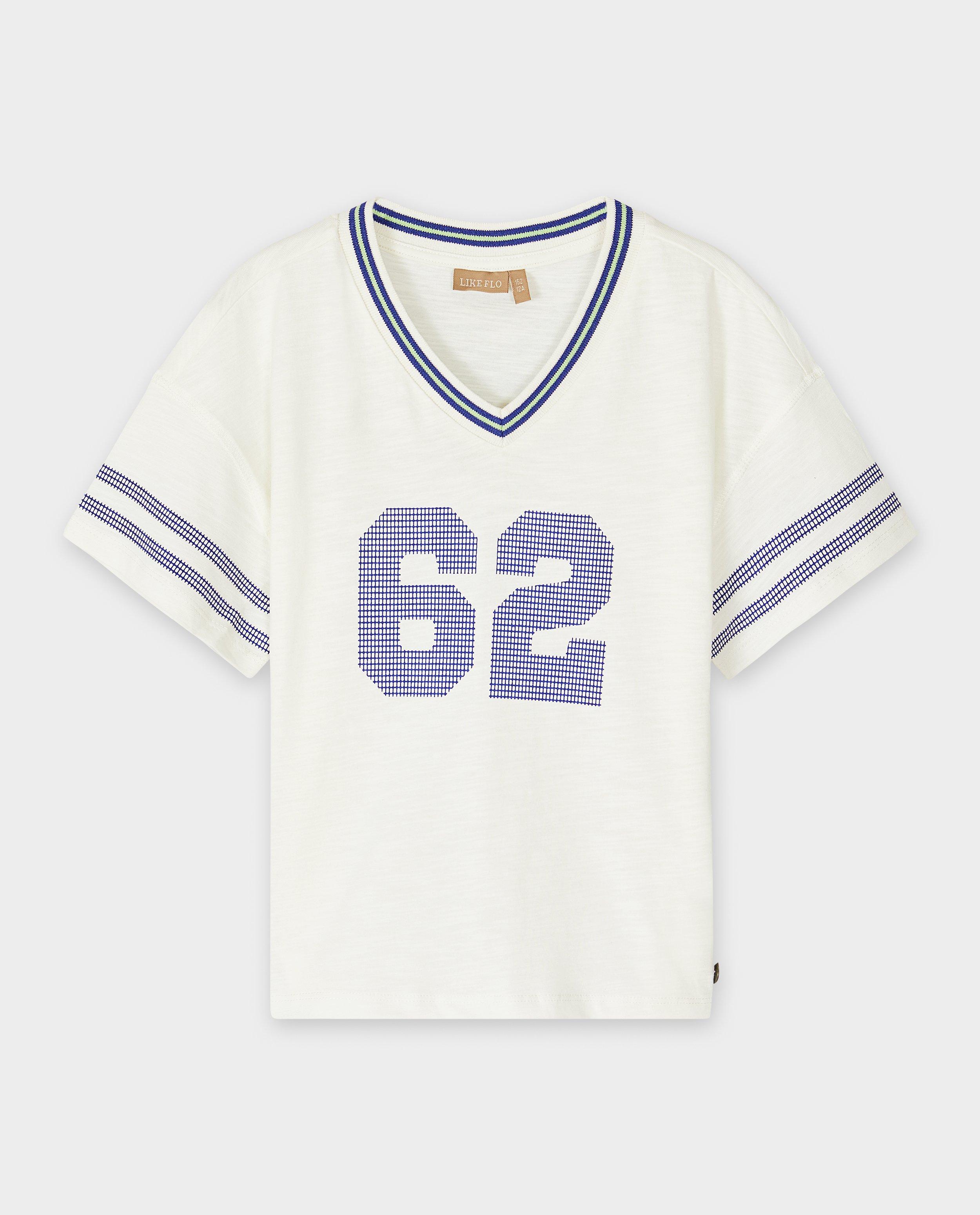 Tricou Likeflo cu inscripții bej