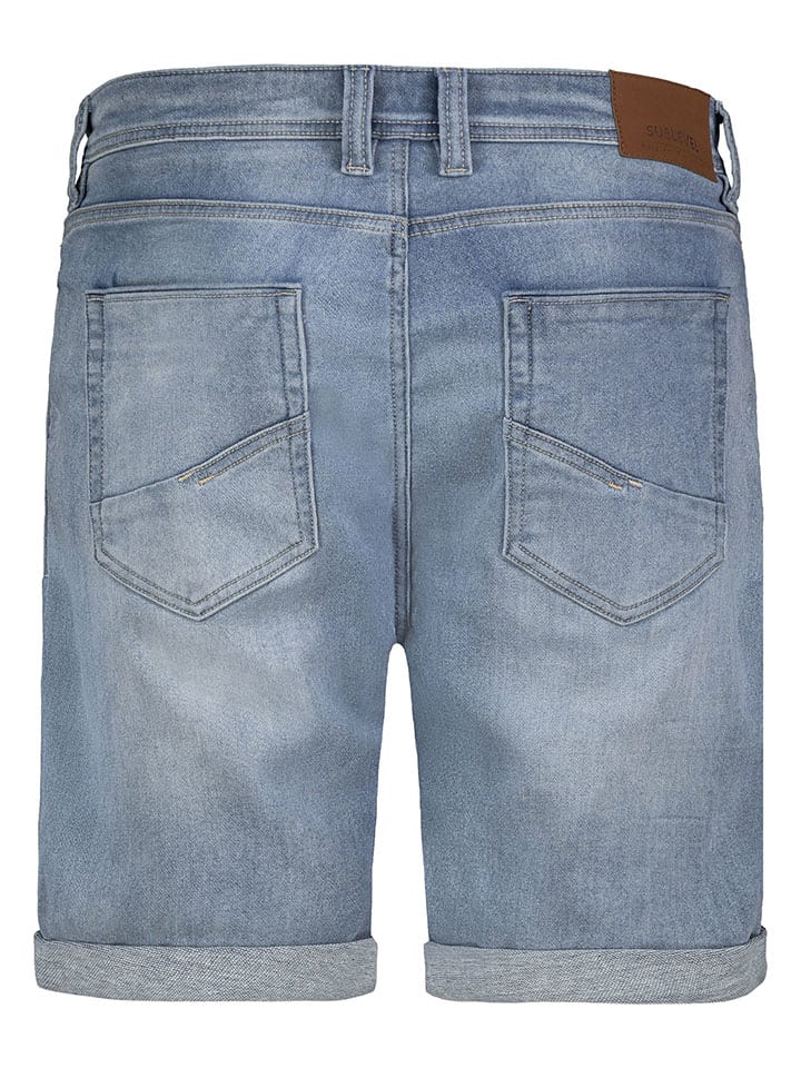 Authentic Style Jeans-Bermudas in Hellblau günstig kaufen