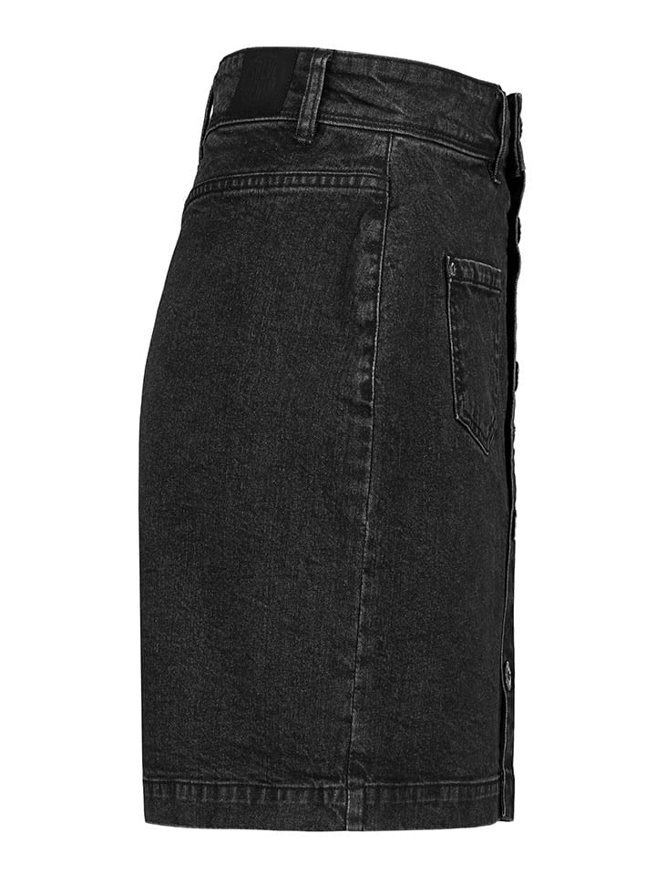 Sublevel Jeansrock in Schwarz günstig kaufen