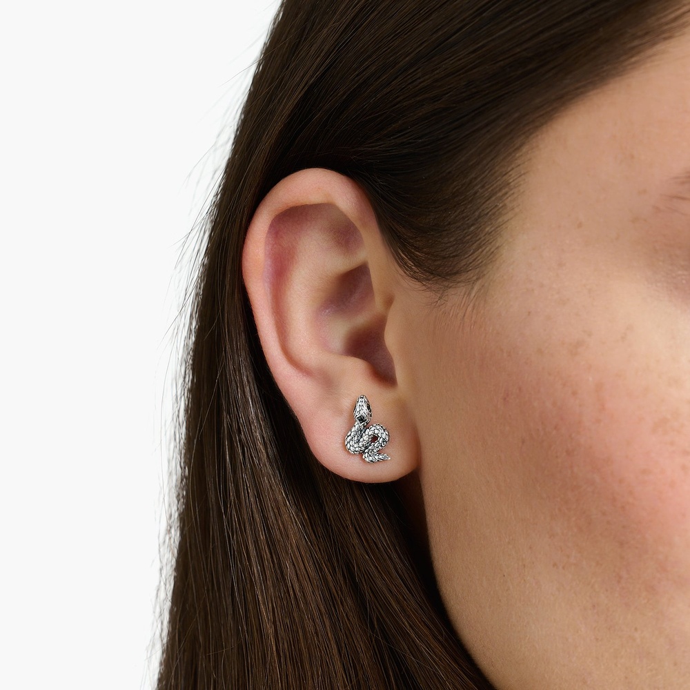 Thomas Sabo Boucles d'oreilles à fermoir à poussette 925 Argent Boucles d'oreilles