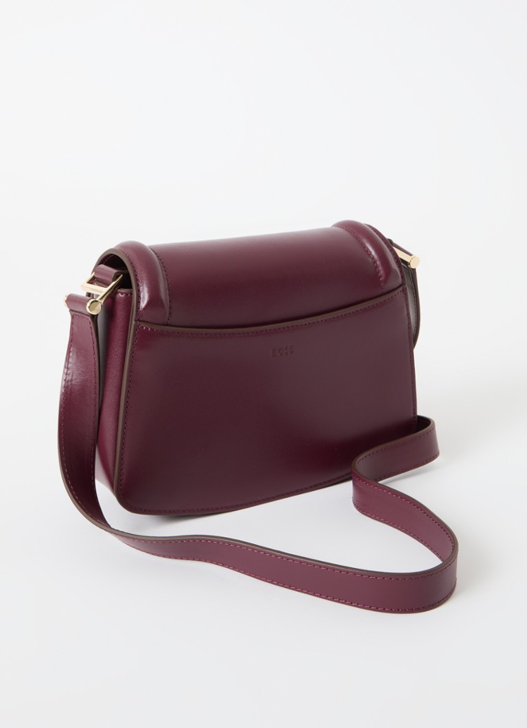 Borsa a tracolla in pelle Ariell di HUGO BOSS con tracolla regolabile.