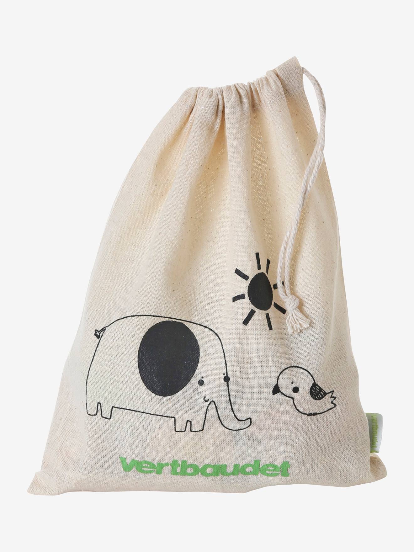 Vertbaudet Baby Fädel-Set mit Holztieren FSC - mehrfarbig