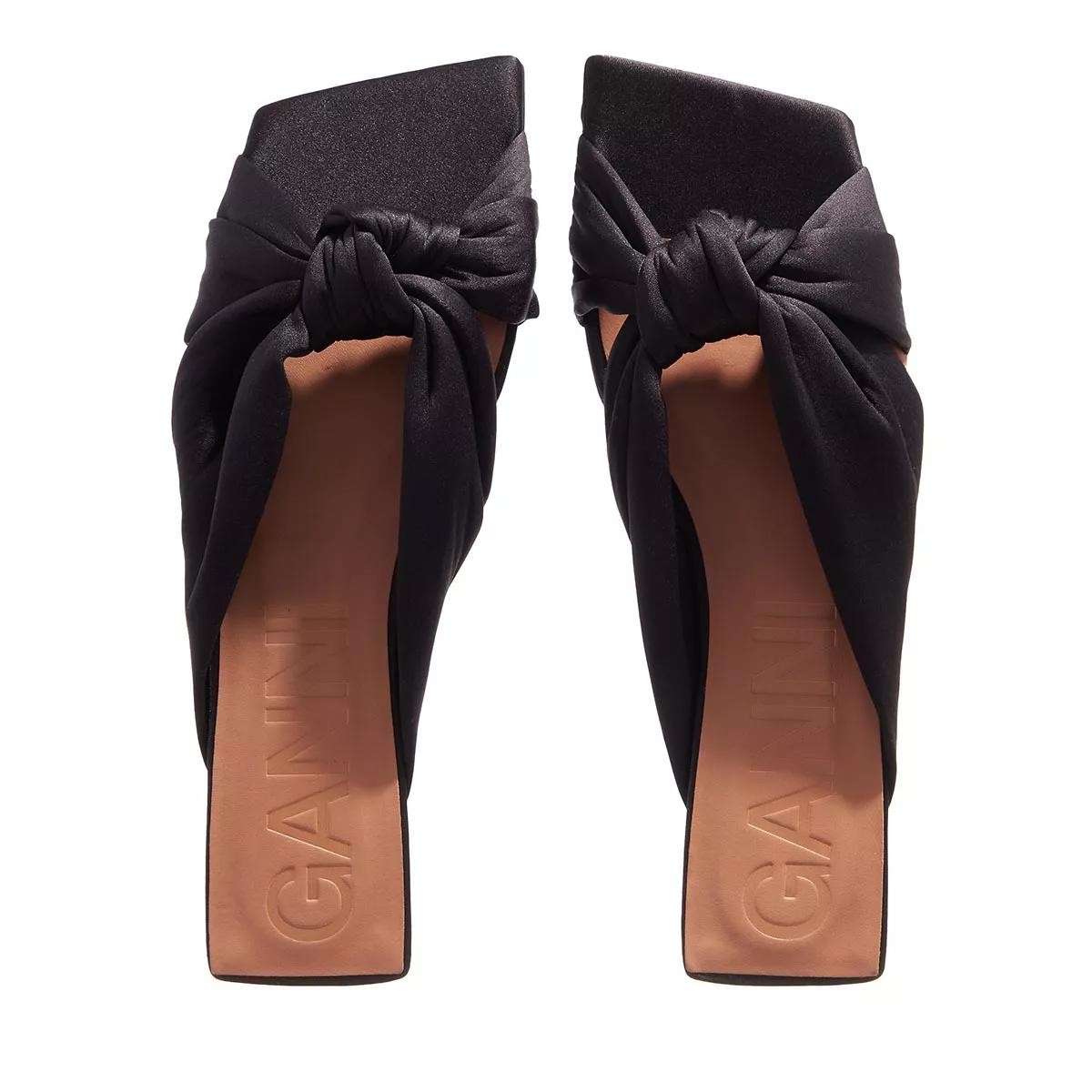 GANNI Ballerinas schwarz Slide