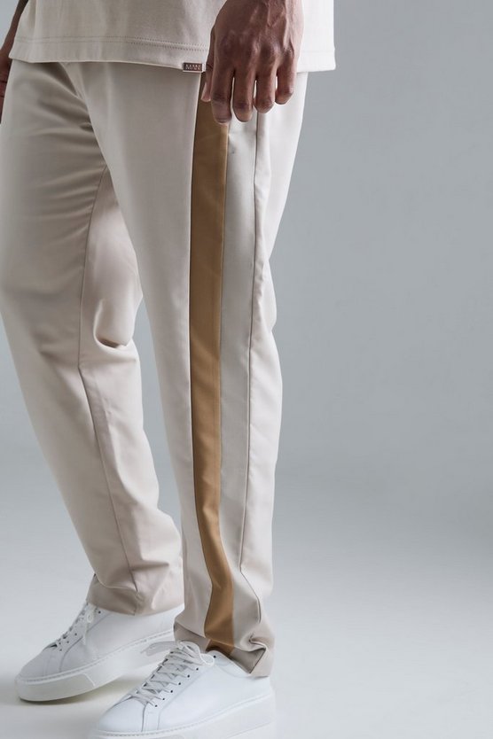 Plus Skinny Colorblock Anzughose
