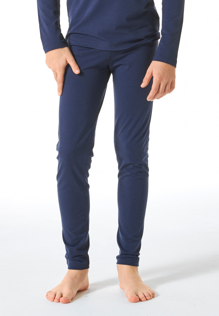 Unterhose lang unisex wärmend dunkelblau - Thermo