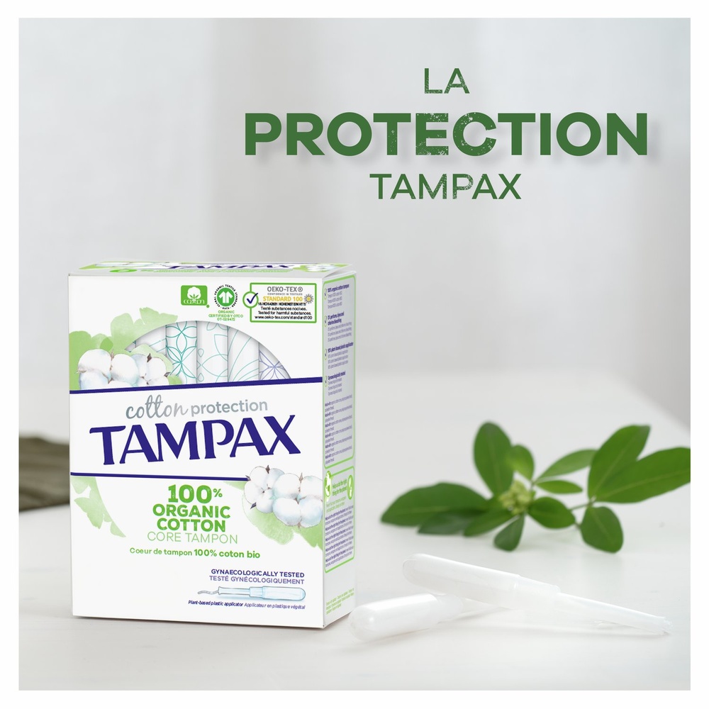 tampax Tampax Cotton Protection Régulier 16 Tampons Tampons