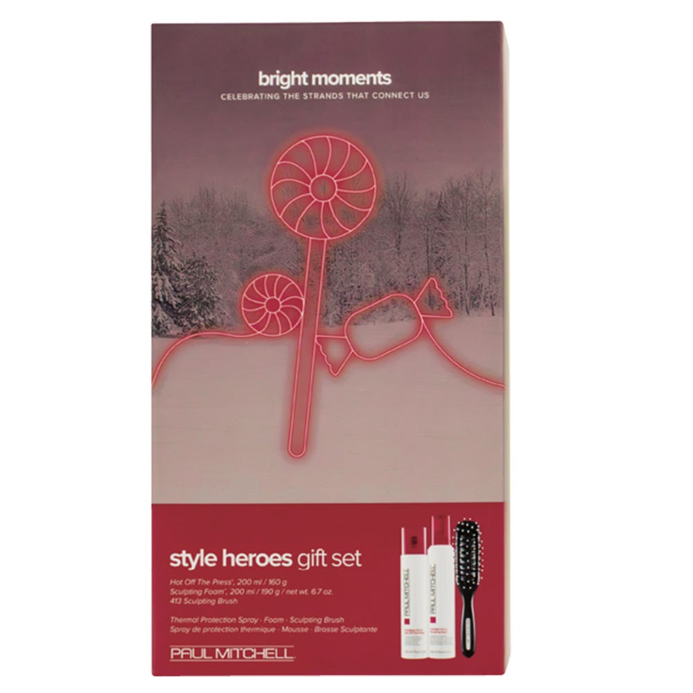 Paul Mitchell Style Heroes Gift Set Duo + Brush