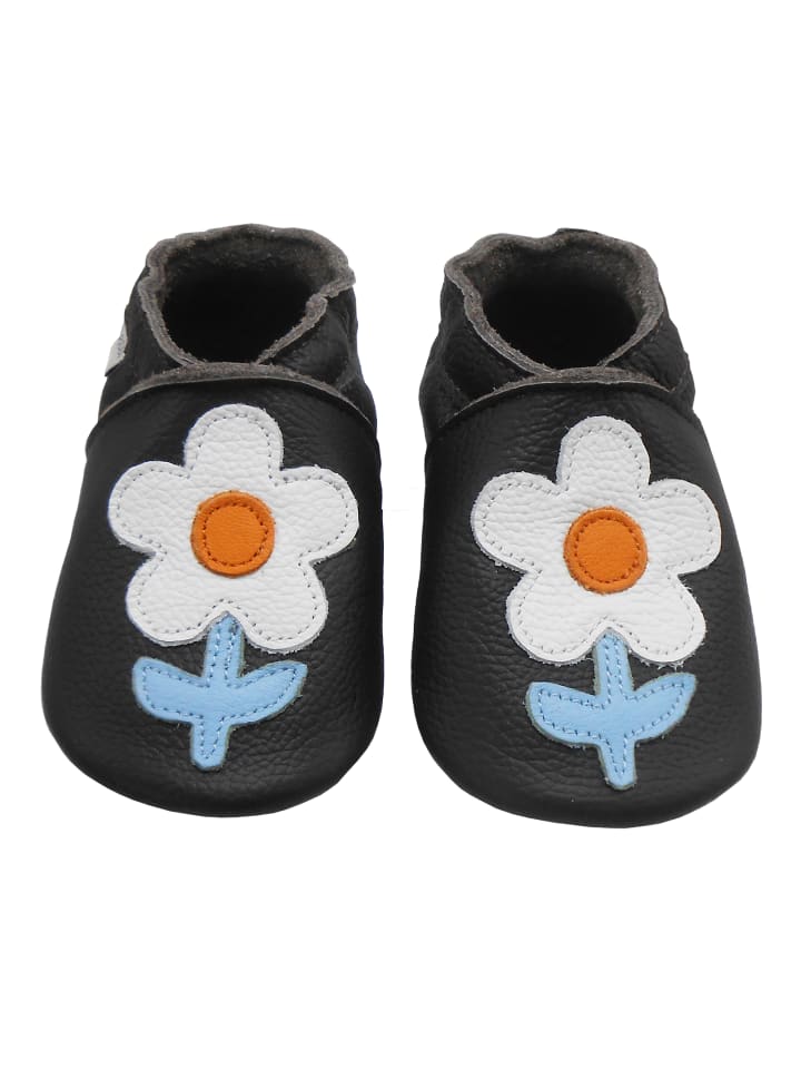 Yalion Leder-Krabbelschuhe 
