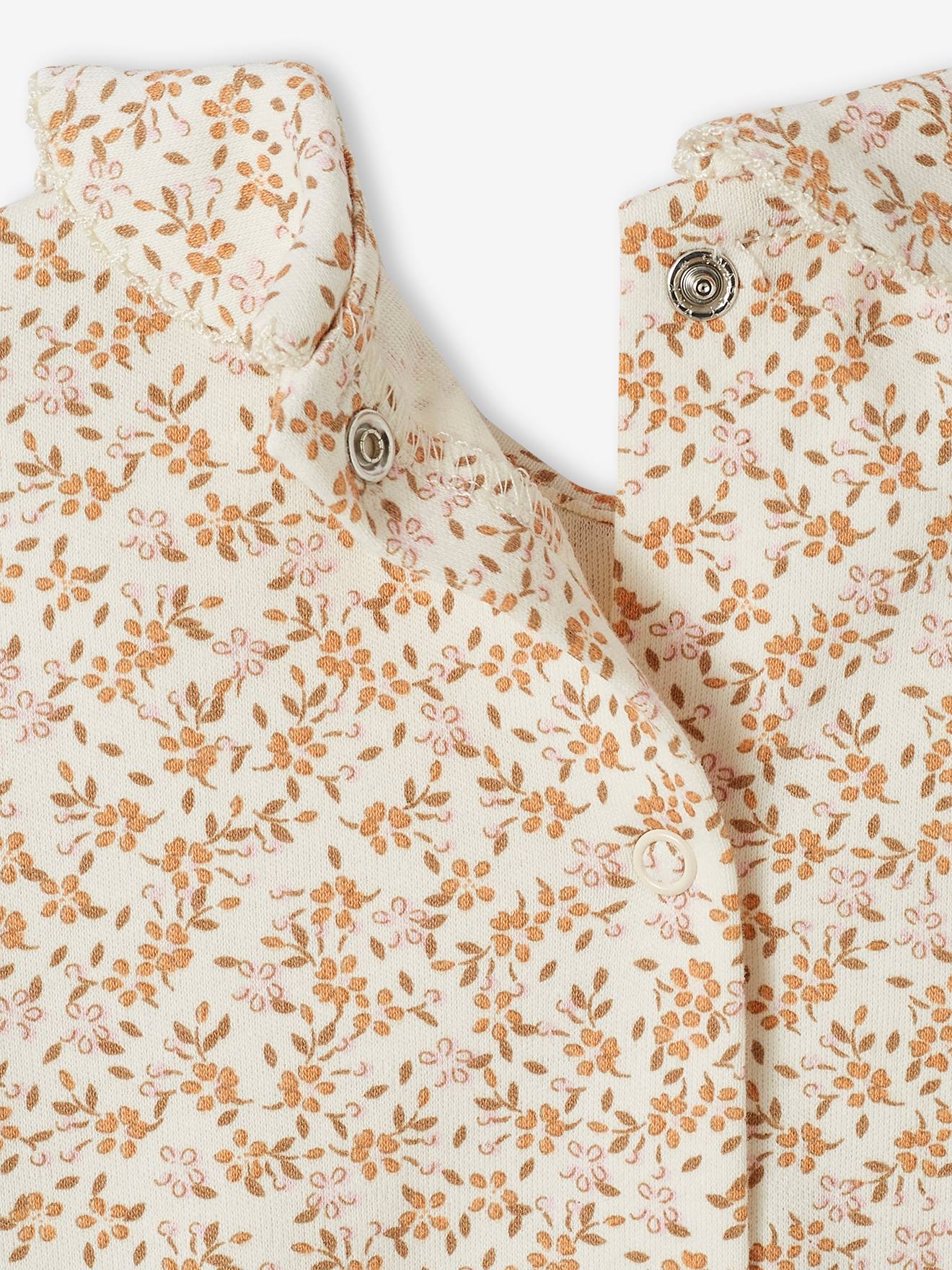 Vertbaudet Baby Jersey-Strampler Oeko-Tex - wollweiß