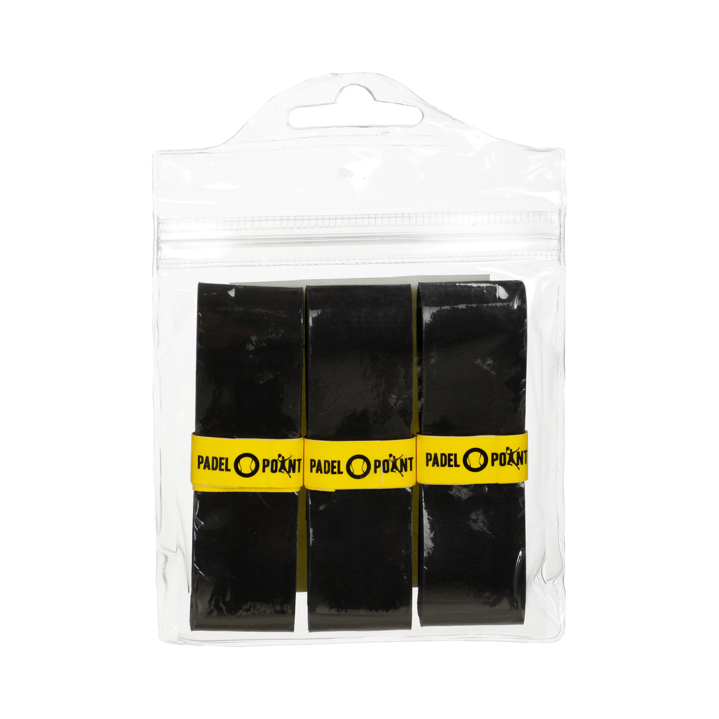 Padel Premium Grip 3er Pack - Schwarz