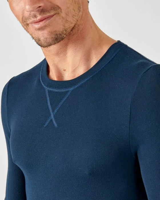T-shirt manches longues Thermolactyl Sensitive fine côte