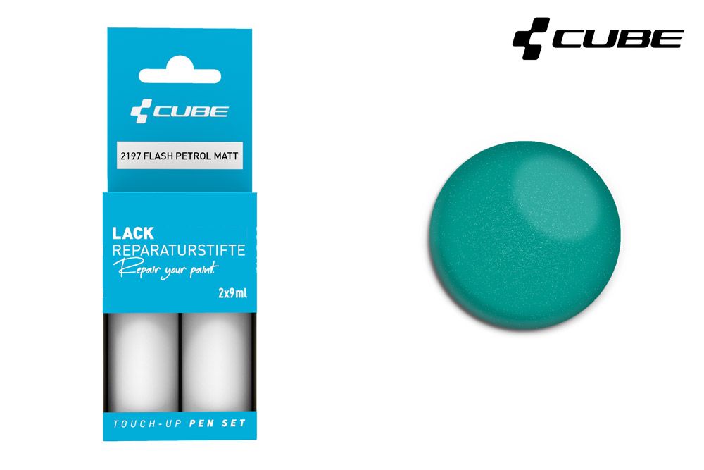Cube Lackreparaturstift Set FLASH PETROL matt kaufen | Bike-Discount
