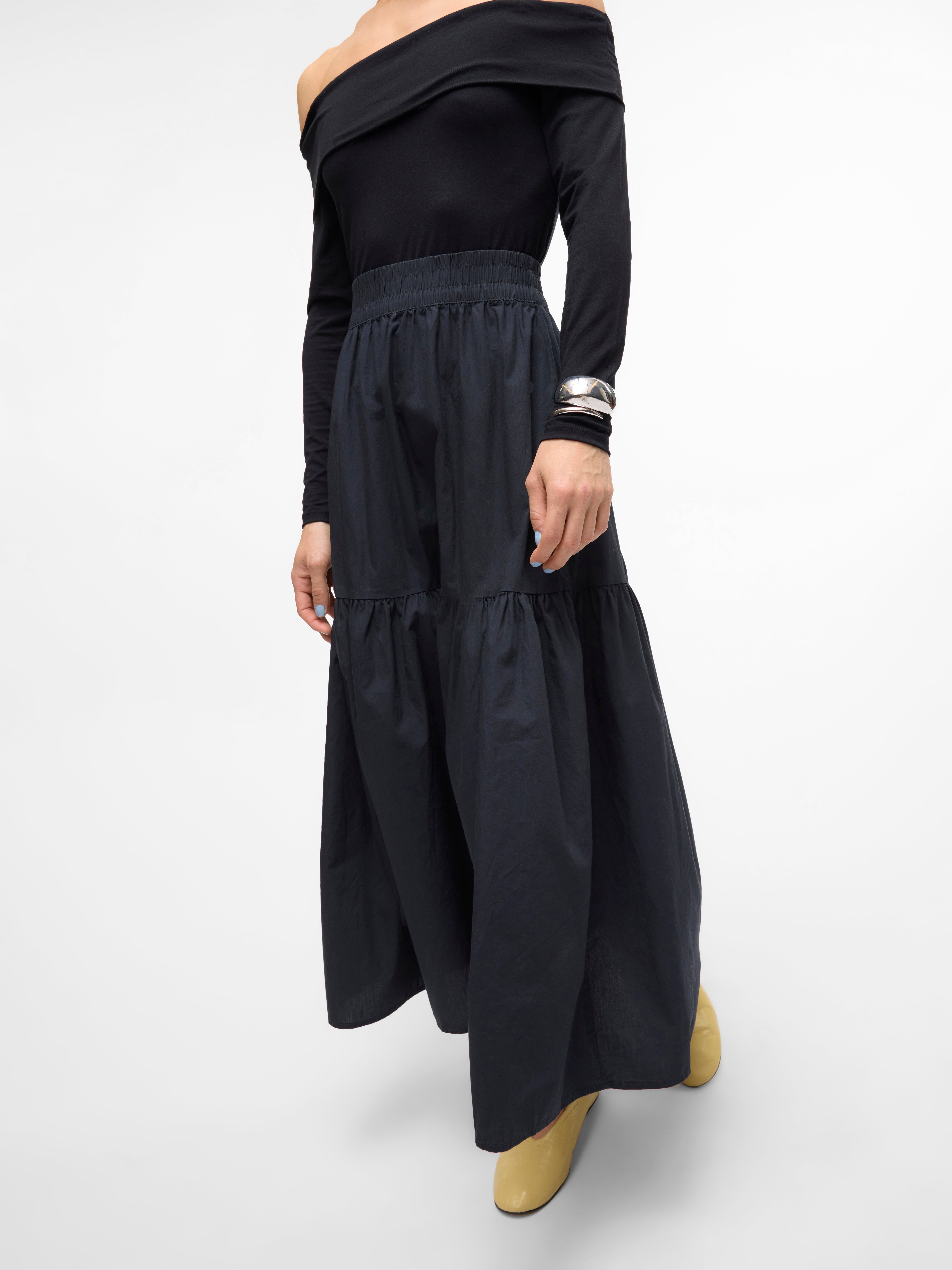 VMCHARLOTTE Hohe Taille Langer Rock