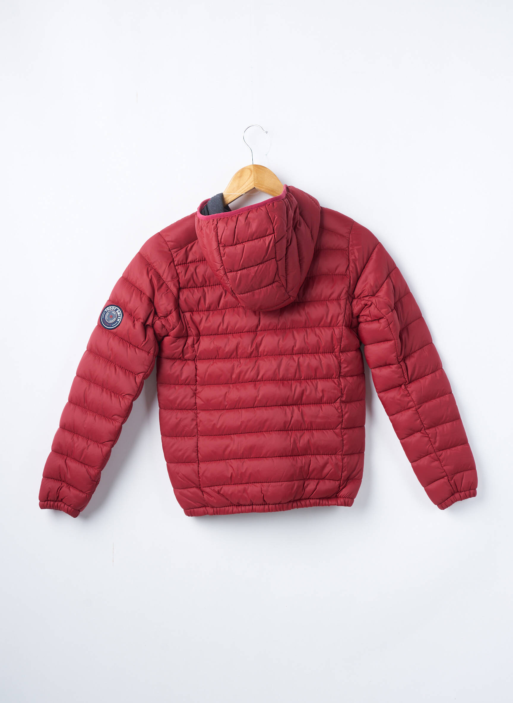 Teddy Smith Doudounes Fille couleur rouge