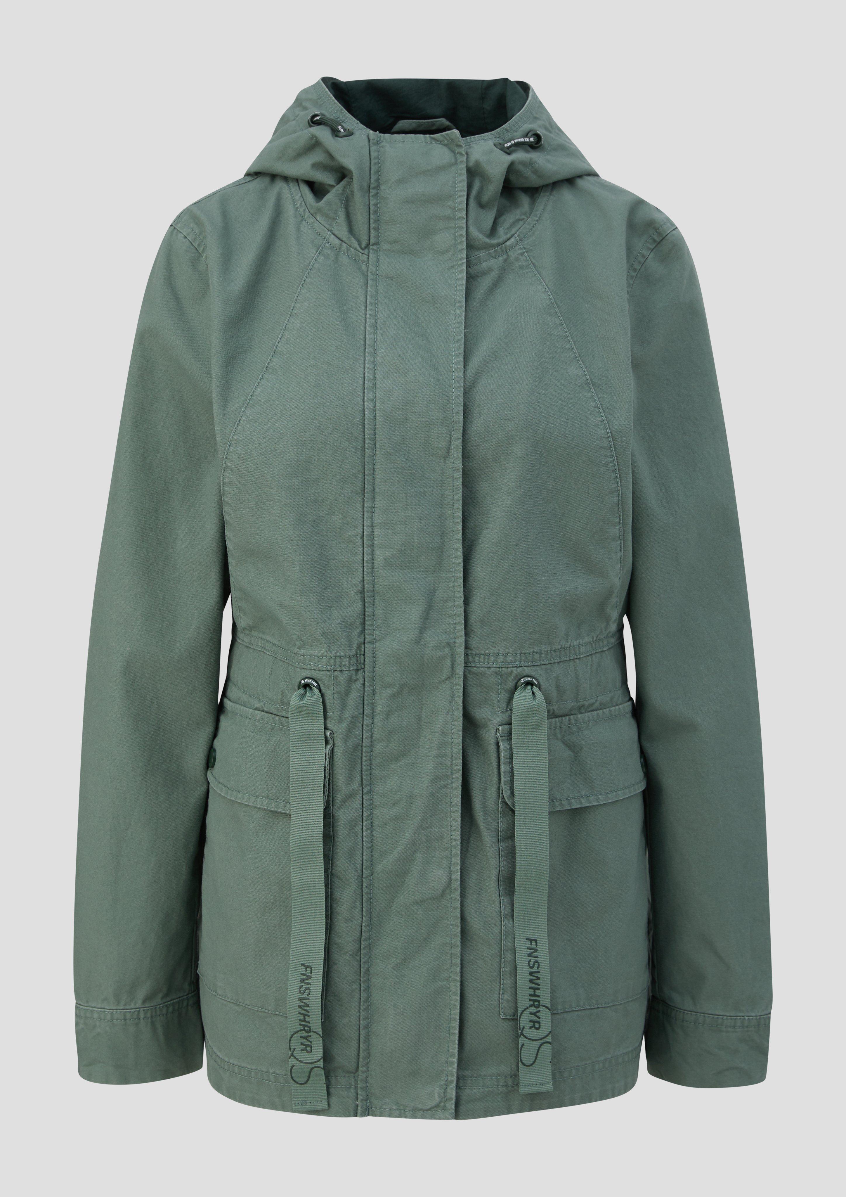 Kapuzenjacke mit Durchzugskordel  2140315-7816