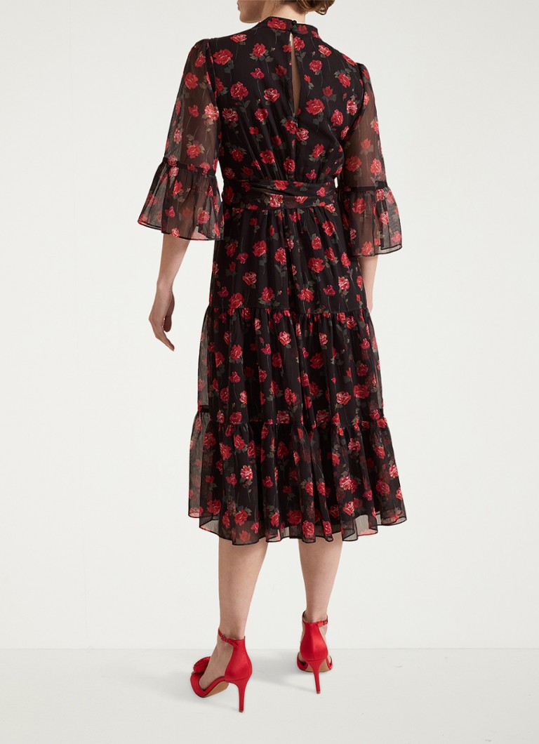 Vestido midi Phase Eight Petite Lela con estampado floral