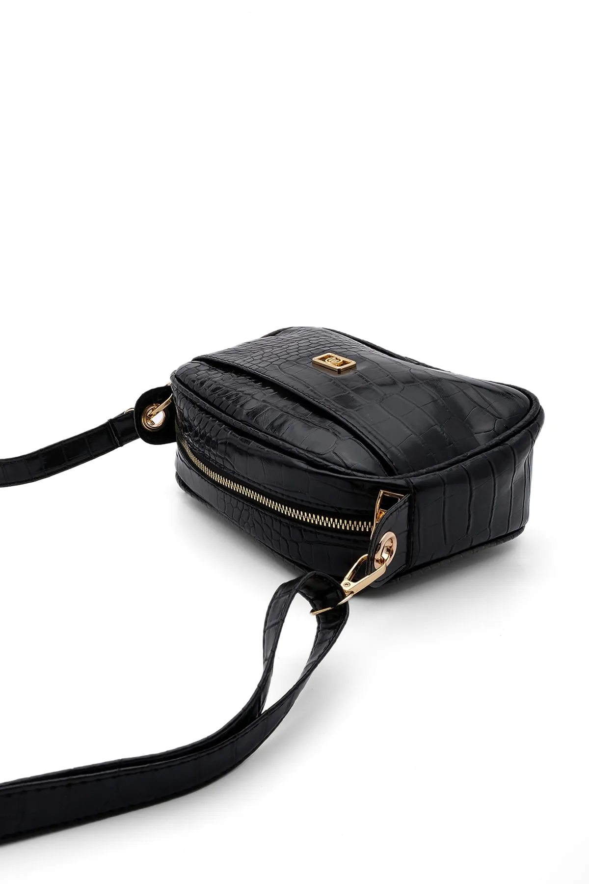 Marjin  Damen-Schultertasche mit verstellbarem Riemen Tensan schwarz