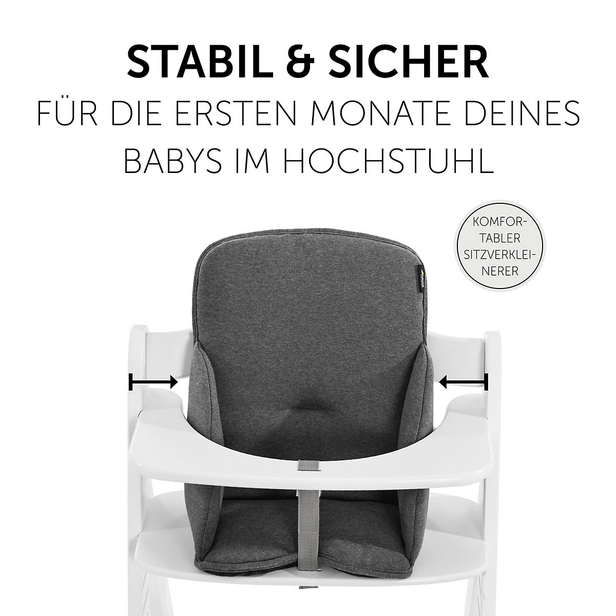 Sitzverkleinerer Alpha cosy Select, Jersey Charcoal