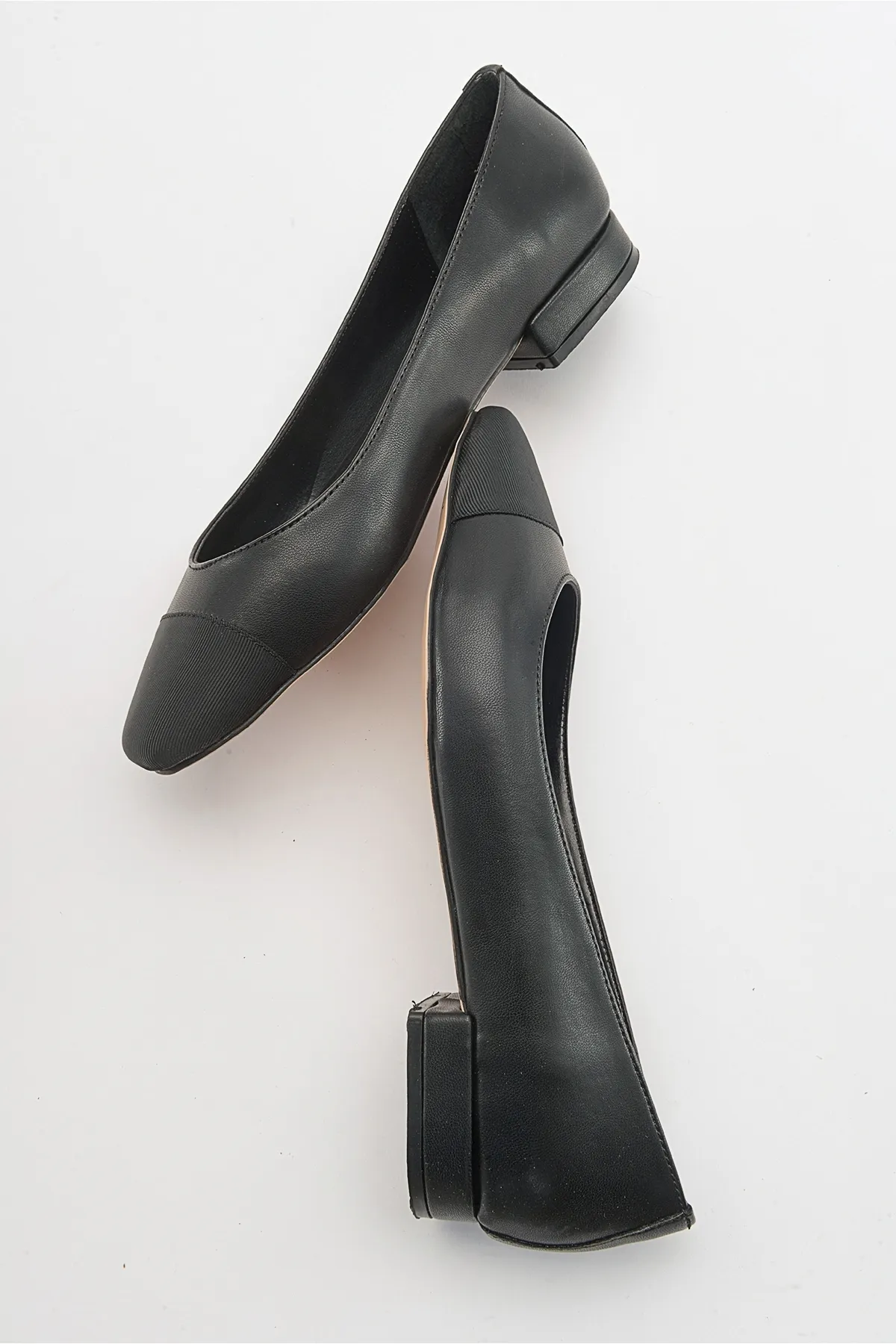 LuviShoes  LONRA Schwarze Ballerinas für Damen