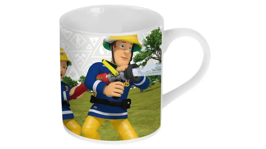 p os Handel - Feuerwehrmann Sam Porzellan Tasse, 1 Stück, sortiert