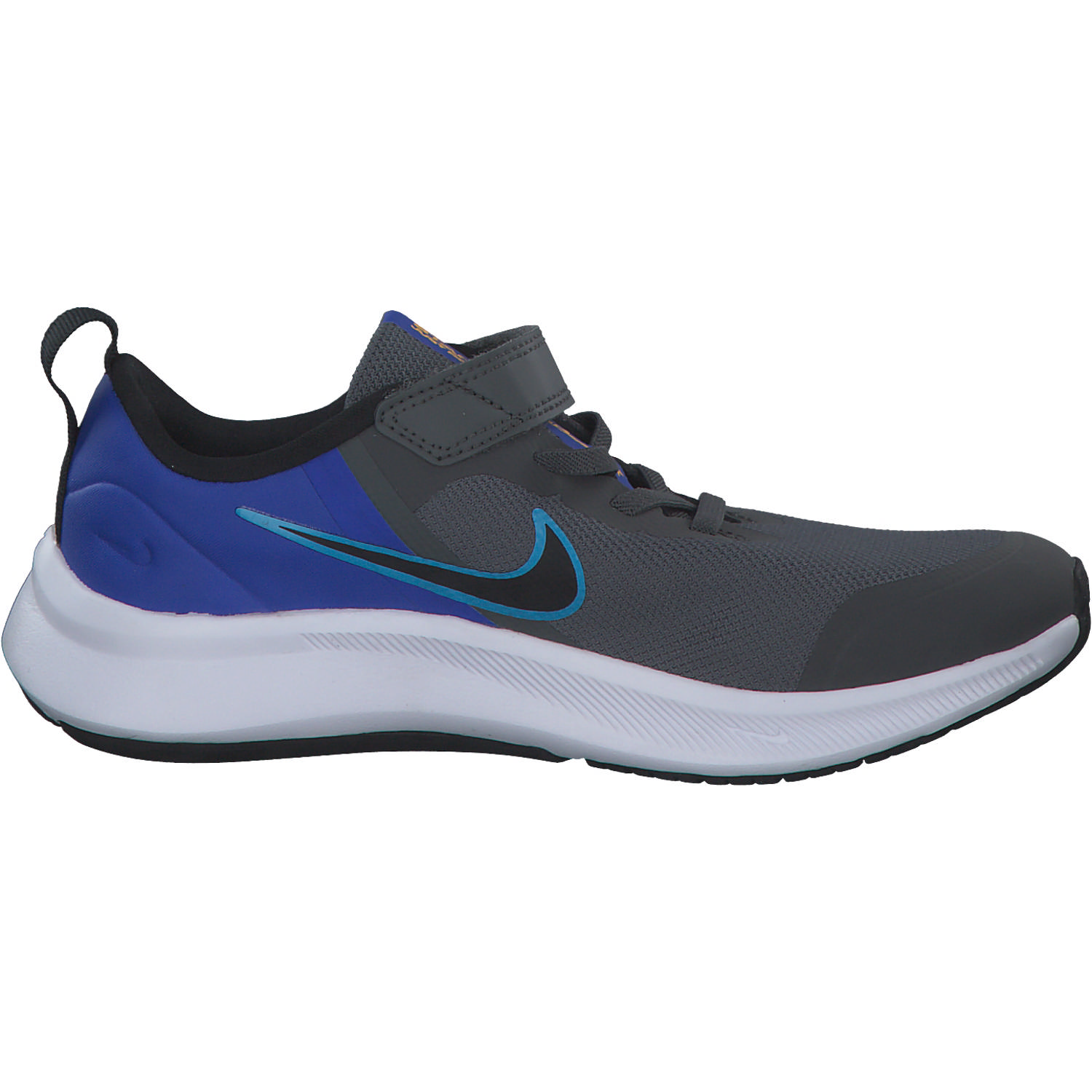 Nike Star Runner 3 DA2777 M, Sneakers Low, Kinder, iron grey/black-blue lighting