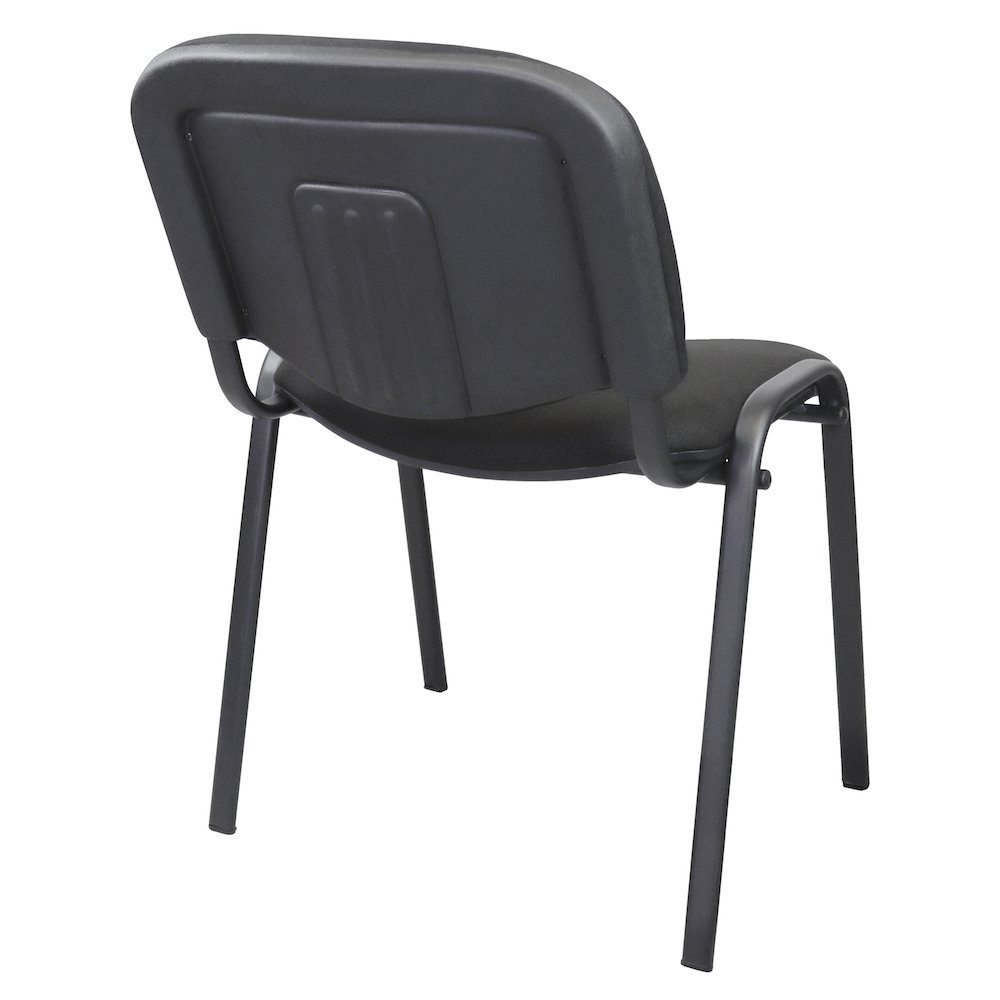 PROREGAL® Stapelstuhl Stapelstuhl Blackbird, HxBxT 78x54x60cm, stapelbar, Schwarz
