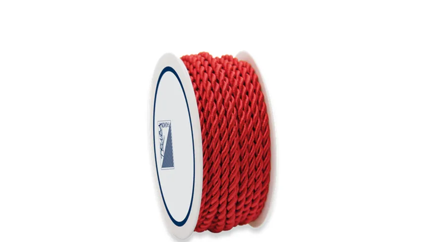 TRUBA Baumwollkordel uni rot 5 m