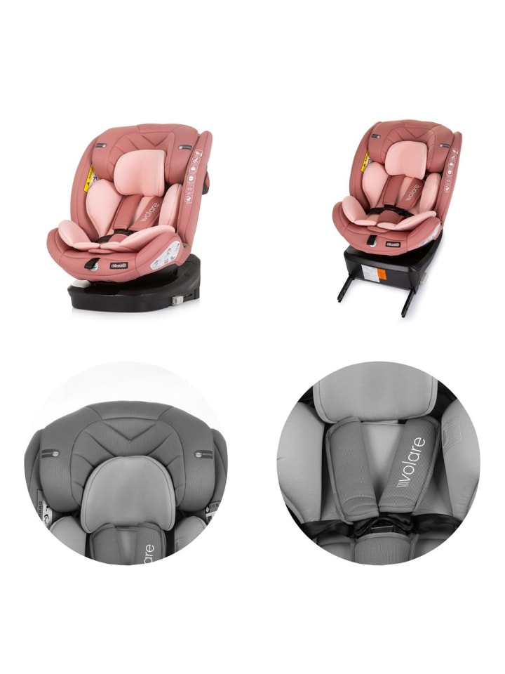 Chipolino Autositz Volare i-Size Isofix in rosa günstig kaufen onesize