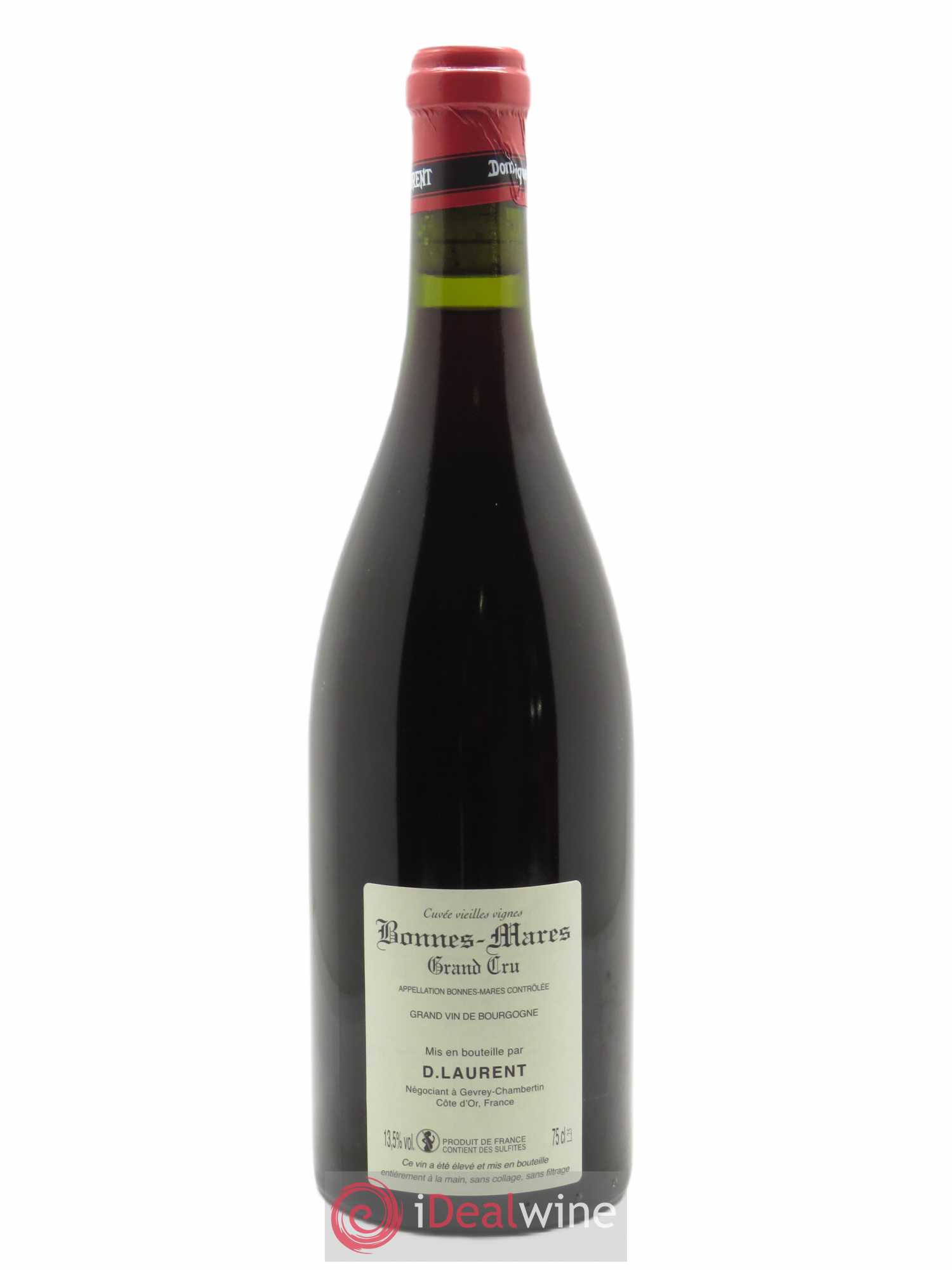 Bonnes-Mares Grand Cru Grande Cuvée Vieilles Vignes Dominique Laurent  2017 - Lot de 1 Bouteille