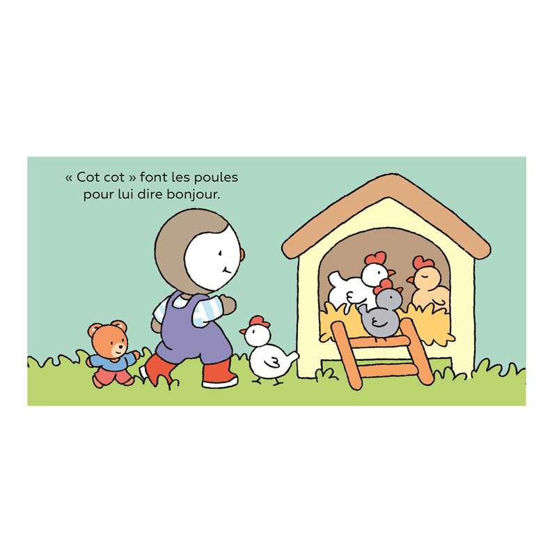 Livre Bebe t'choupi à la ferme - Nathan Jeunesse