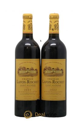 Château Lafon Rochet 4ème Grand Cru Classé  2002 - Lot de 2 Bouteilles
