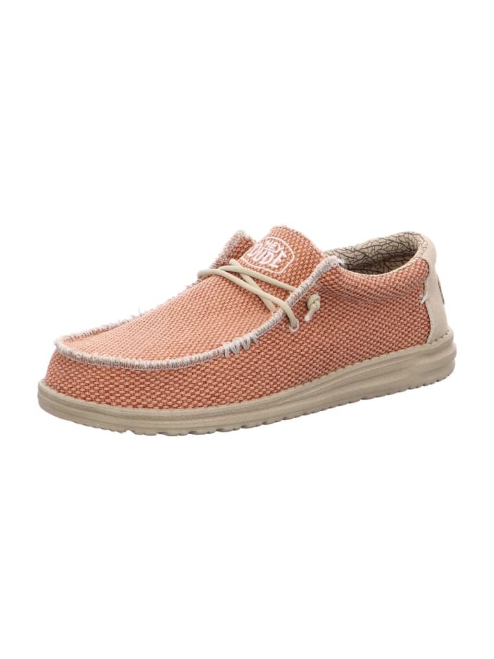 Hey Dude Mokassin Schnürschuhe in Orange günstig kaufen 41