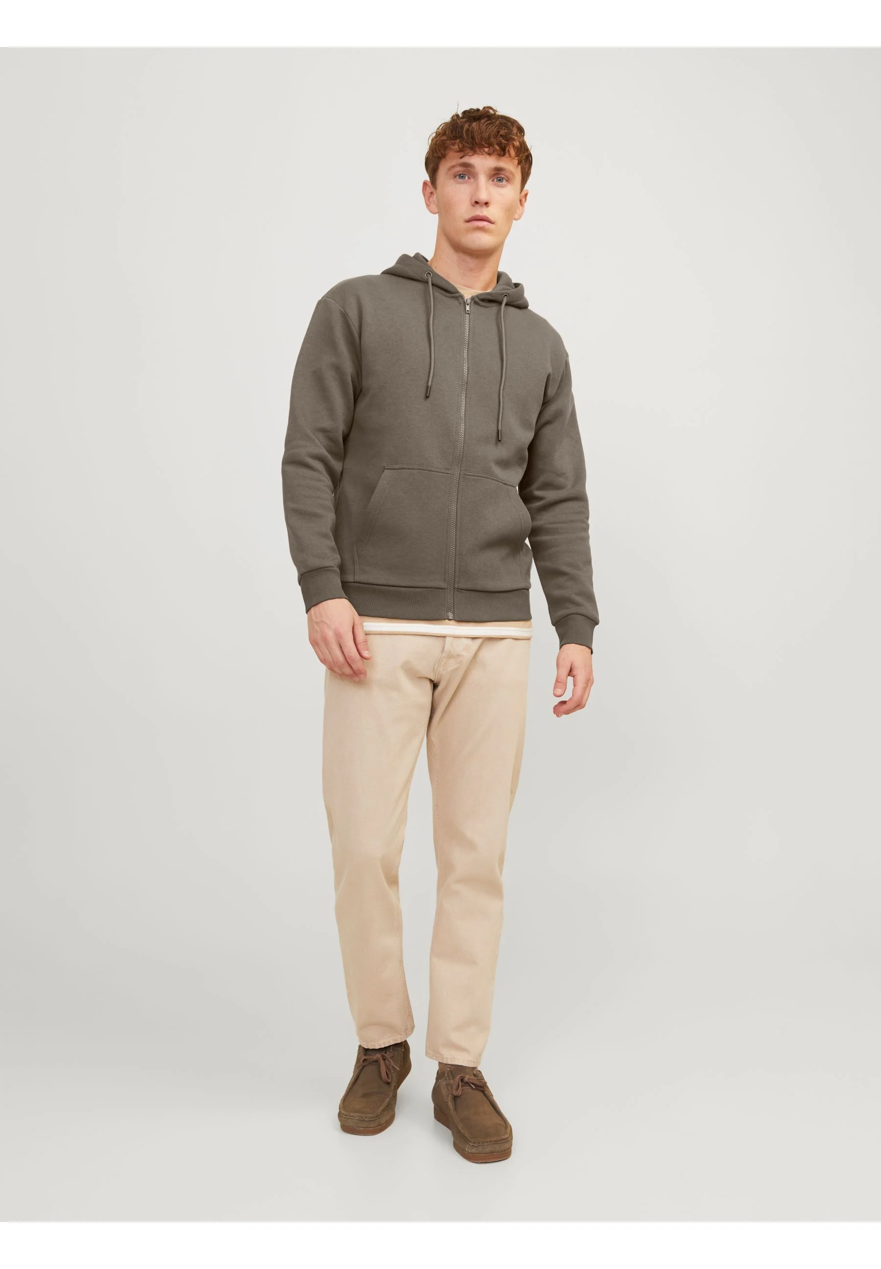 Jack & Jones JJEBRADLEY ZIP HOOD - Sudadera con cremallera