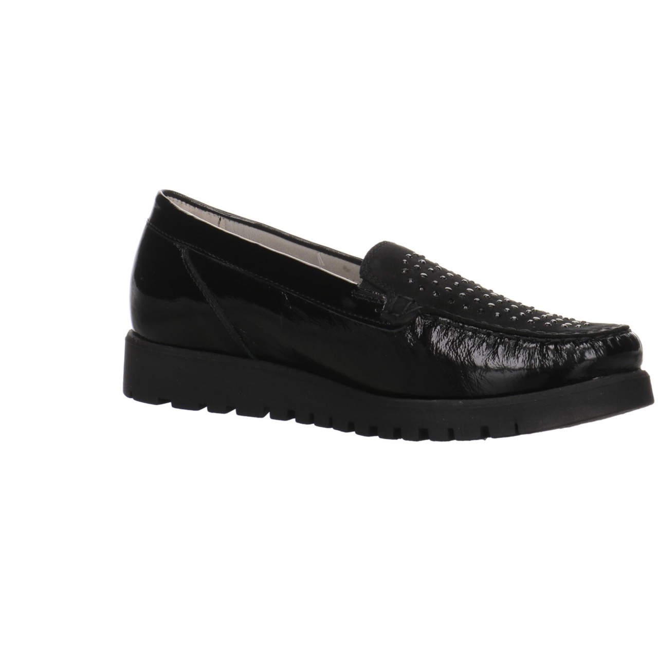 WALDLÄUFER Sportliche Slipper schwarz HEGLI