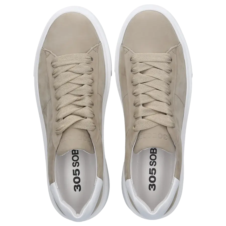 305 SOBE - Sneaker low CAPO Nubukleder - grün