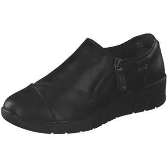 Jana comfort Slipper in schwarz