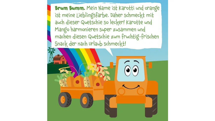 pumpkin organics Bio Quetschie: Mango, Karotte, Pastinake, Hafer 100 g
